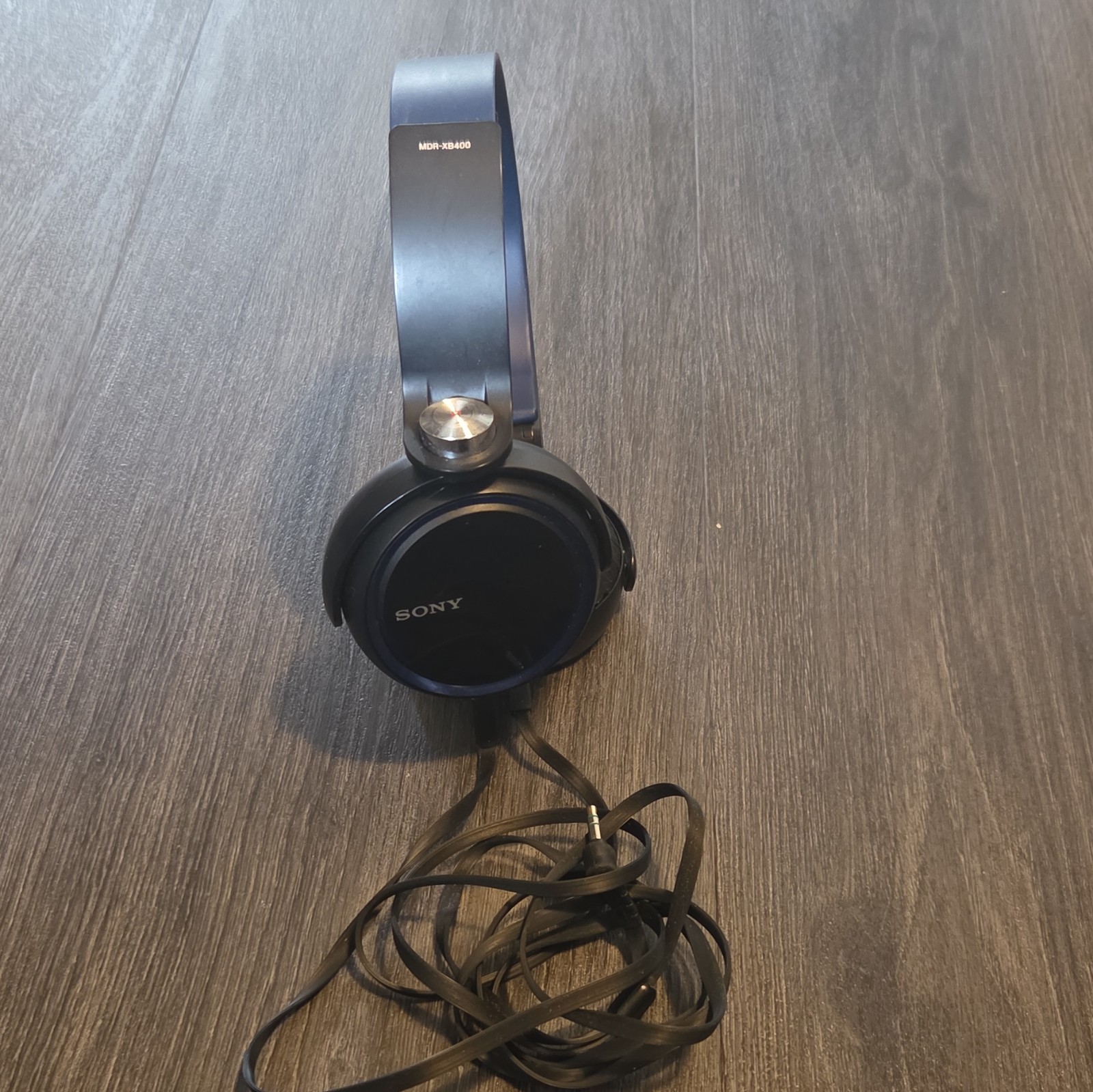 Sony MDR-XB400 Wired On-Ear Headphones Headband Black/Blue Used