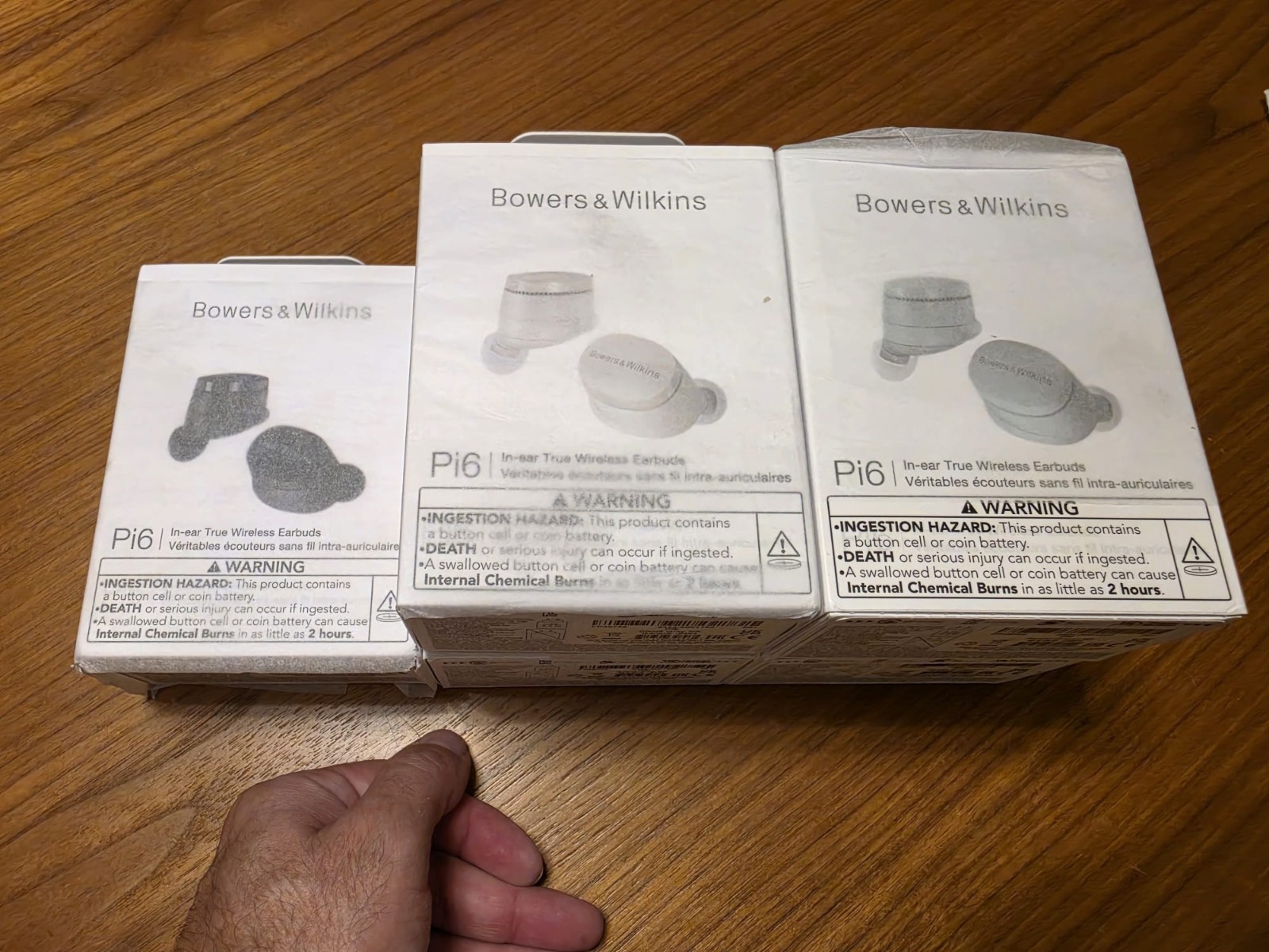 Bowers & Wilkins Pi6 Active Noise-Canceling CLOUD GREY Bluetooth Earbuds FP45780