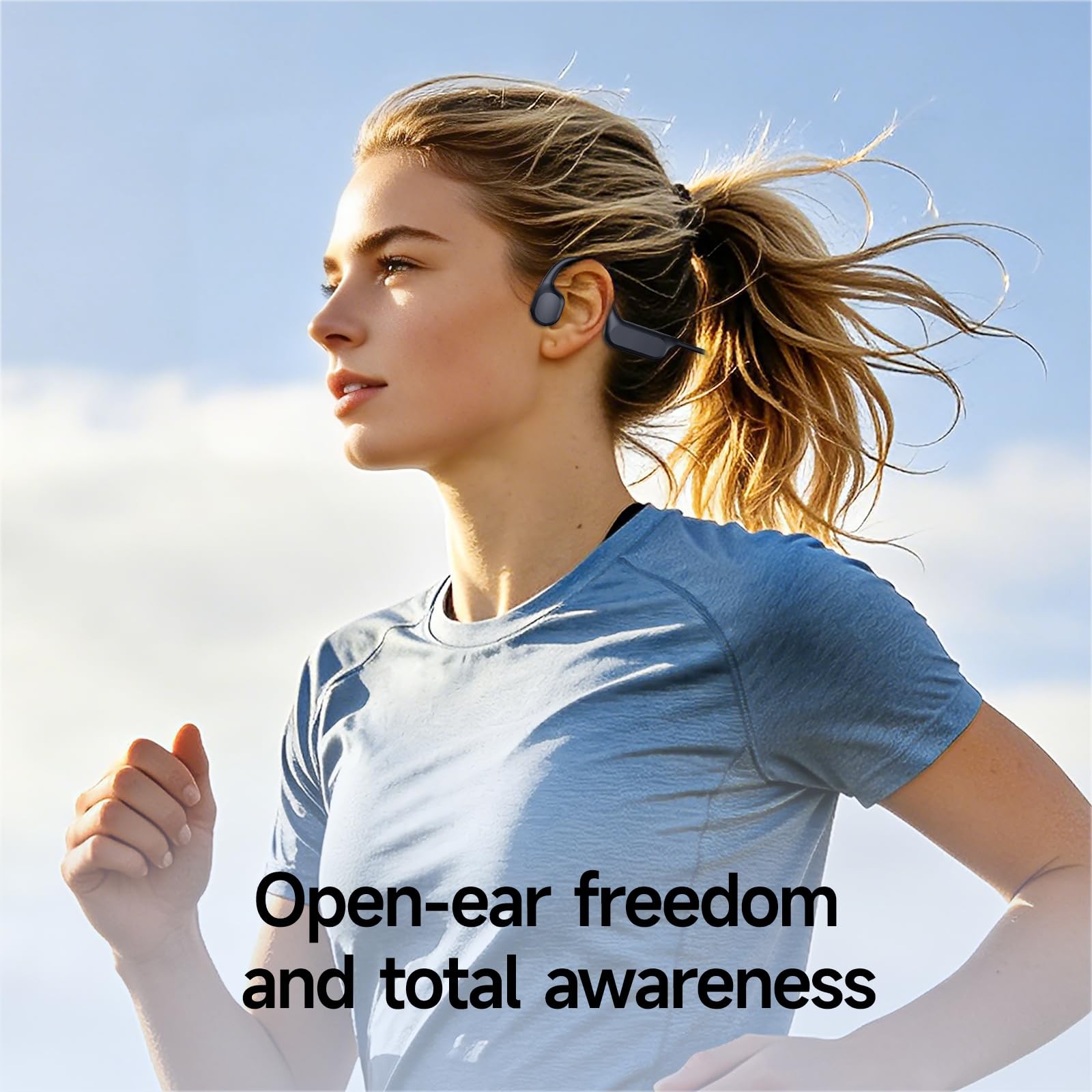 Swimming Headphones Underwater,IP68 Waterproof Headphones