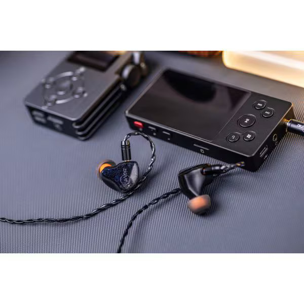 ZiiGaat Lush In-Ear Earphones Hybrid 1DD 4BA Silver Blue ZII012 R87240574