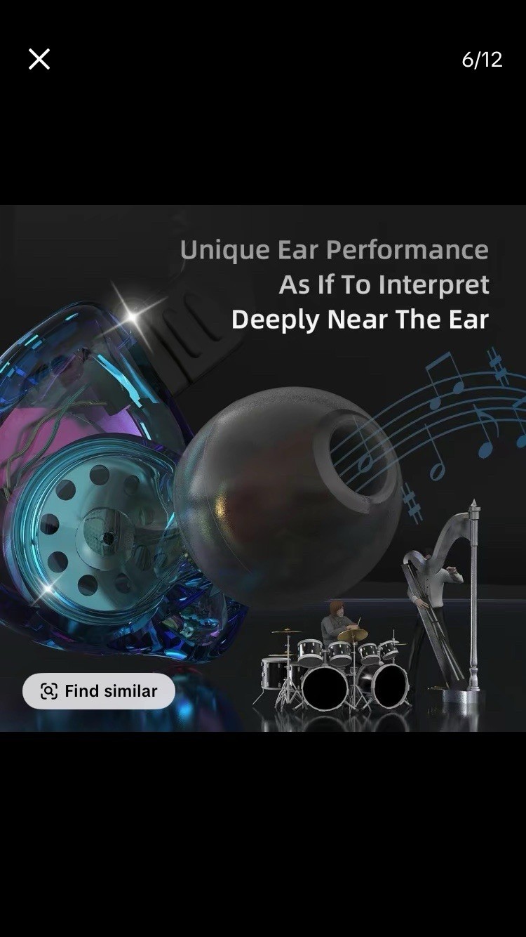 QKZ AK3 3.5mm Hi-Resolution Audio Wired Headphones W/ Mic Subwoofer Noise Cancel