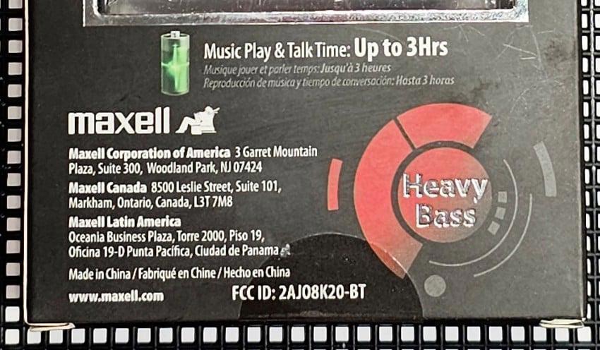 Maxell Bass 13 Bluetooth Wireless Earbuds with Microphone New In Box B13-EB2