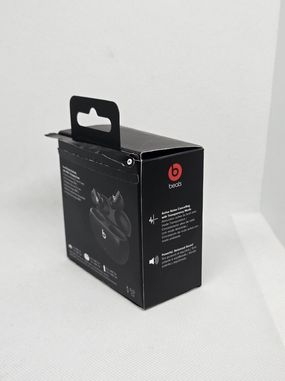 Beats Studio Buds True Wireless Earbuds Black ANC Transparency Mode Open Box