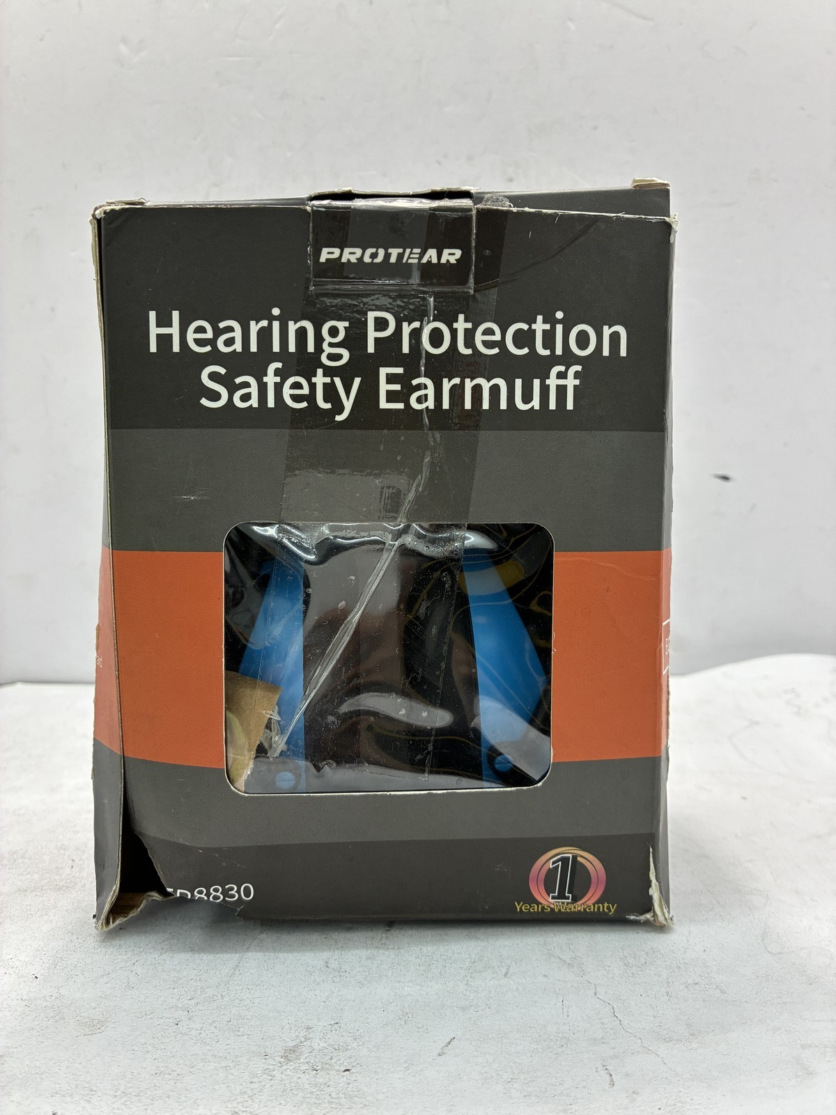 PROTEAR AM FM Hearing Protector, Ear Protection for Mowing Model E8830 blue