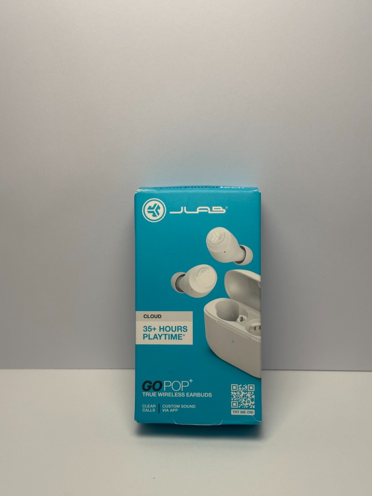 LAB GO White GOPOP True Wireless Earbuds Cloud 35+ Hours PlayTime