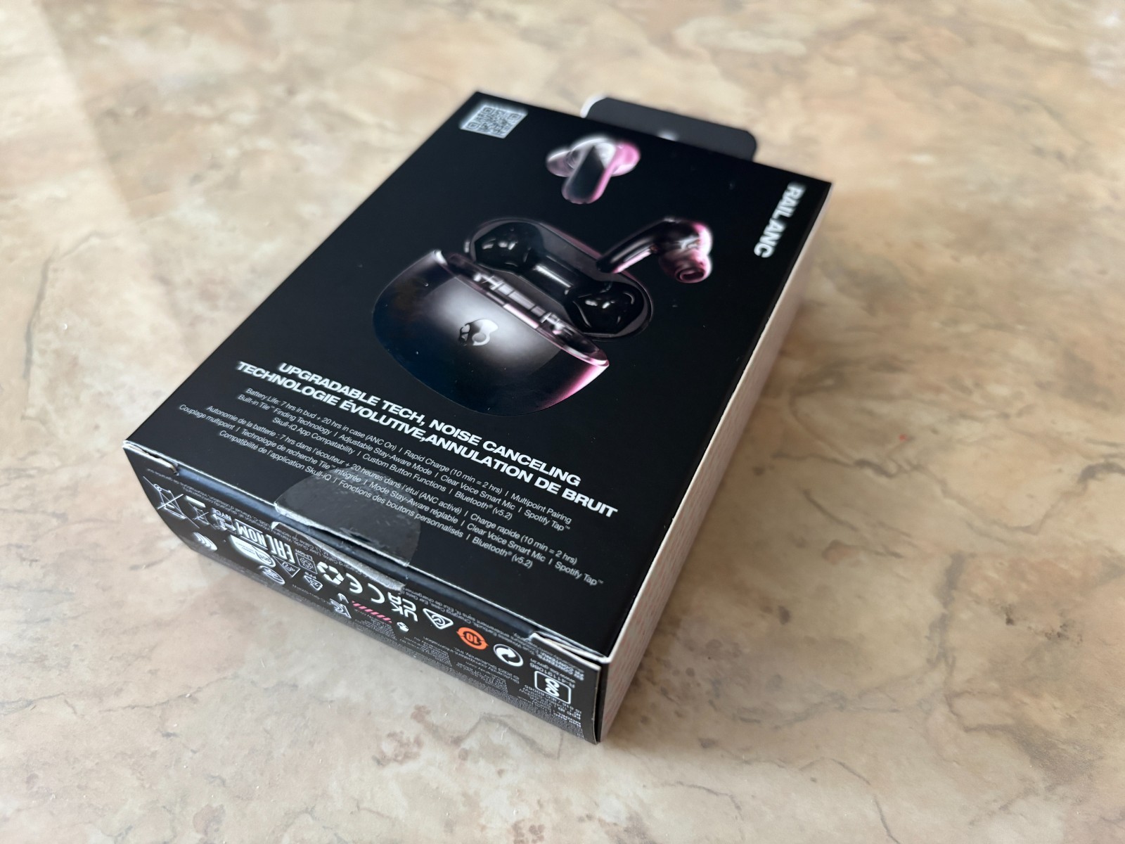 Skullcandy Rail ANC True-Wireless Earbuds -Black