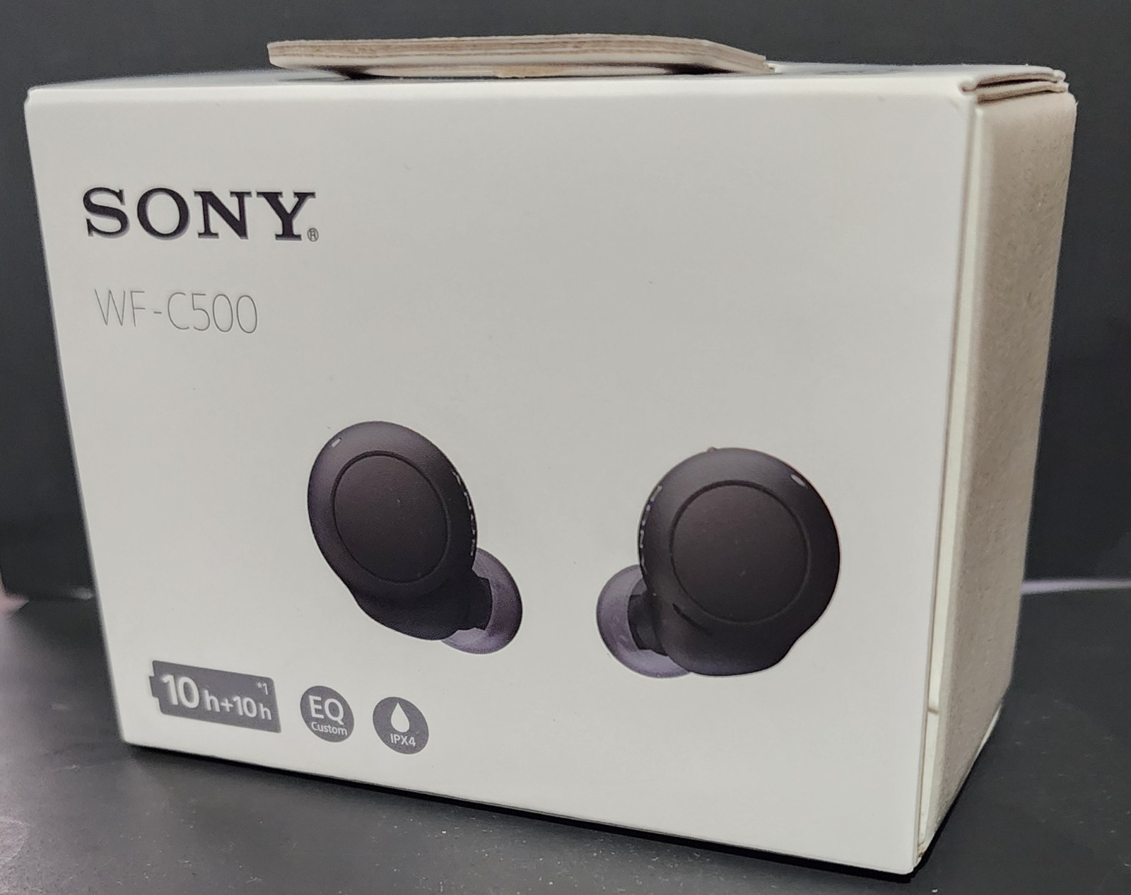 SONY WF-C500 Black Wireless Stereo EARBUDS New In Box SEALED iPHONE & Android