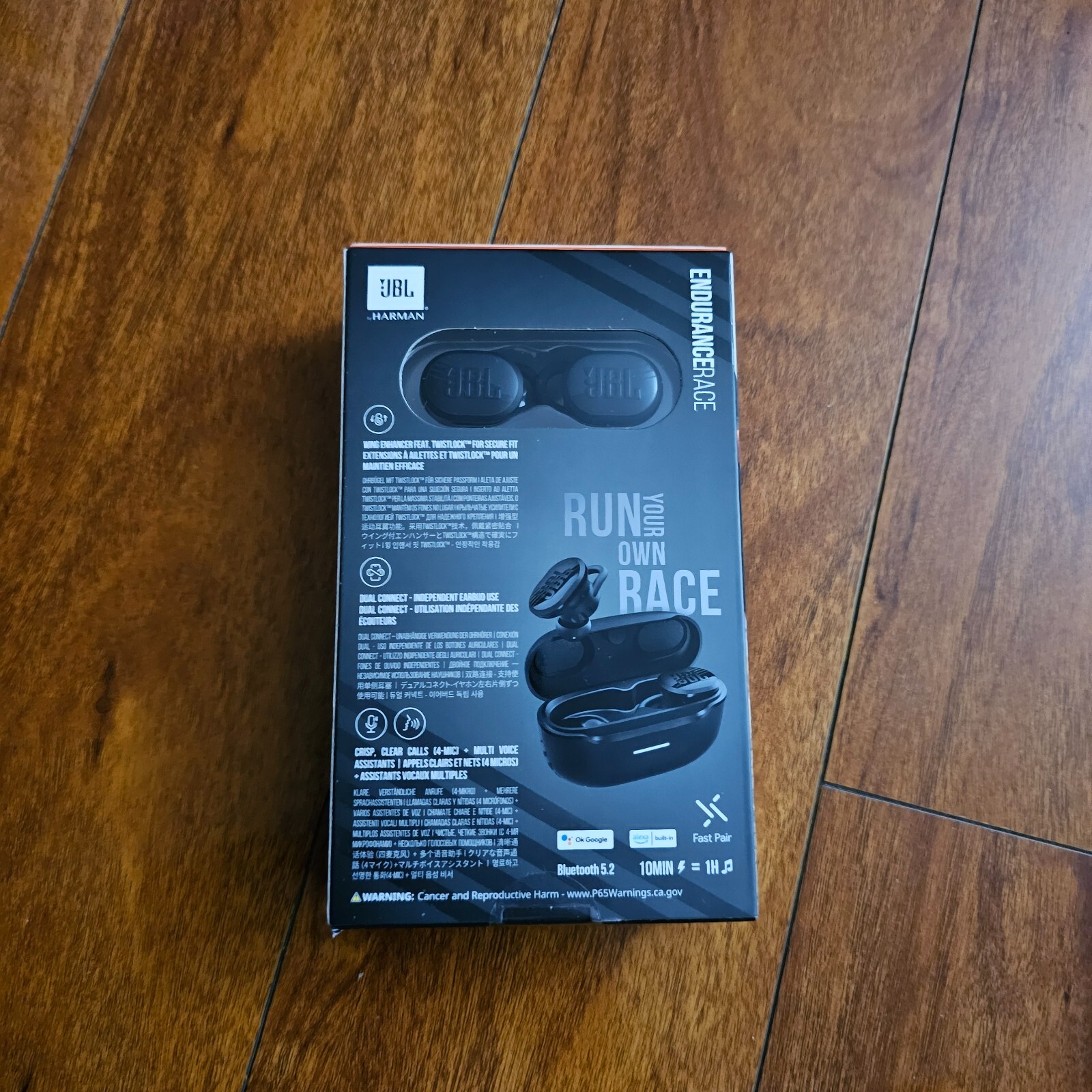 JBL Endurance Race TWS True Wireless In-Ear Sport Headphones – Black