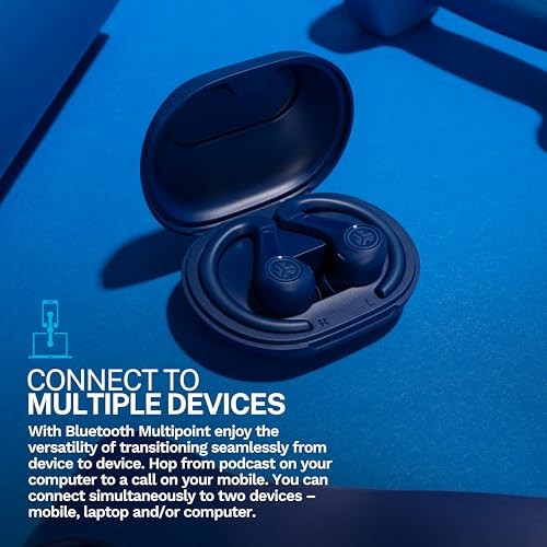 , JBuds Sport ANC 4, True Wireless Earbuds, Active Noise Cobalt Blue