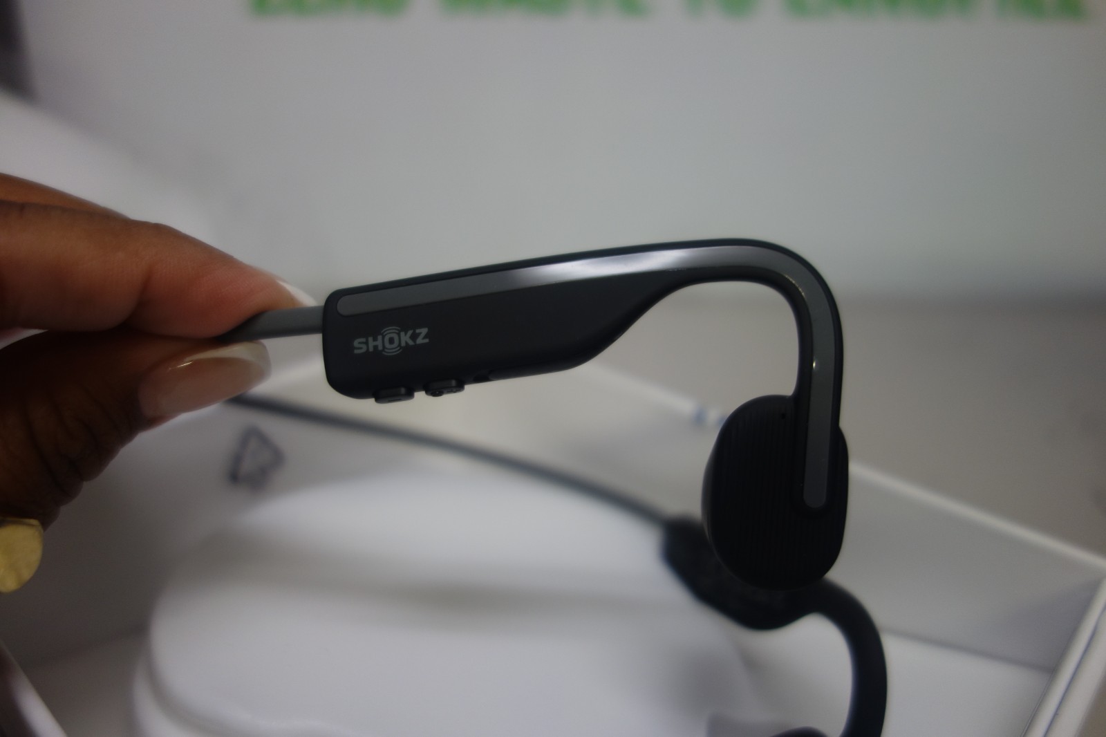 Shokz – OpenMove Bone Conduction Open Ear Lifestyle/Sport Headphone Black S661