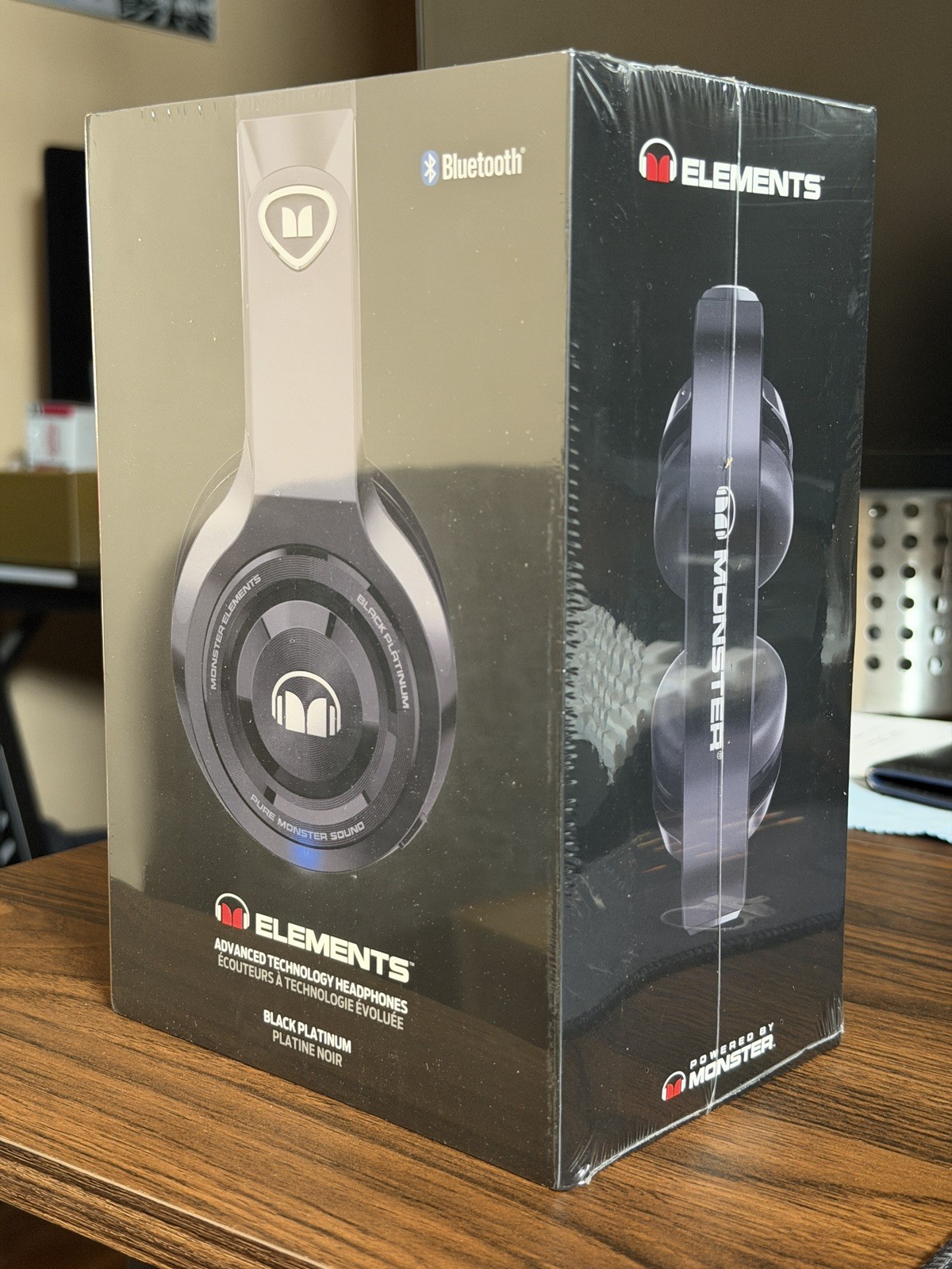 Monster Headband Headphones Black Platinum