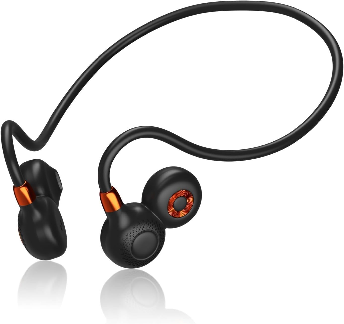 Tangle-Free Charging and Media Control Open Ear Headphones for Active Lifestyles