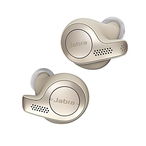 Jabra Elite 65t True Wireless Earbud Headphones – Beige/Gold