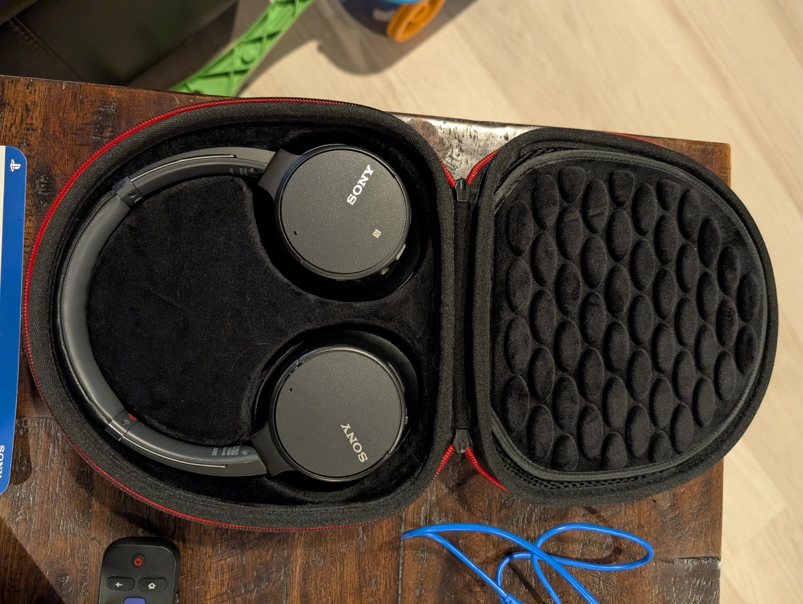 Sony WH-CH700N Wireless Bluetooth Headphones and Shell Case