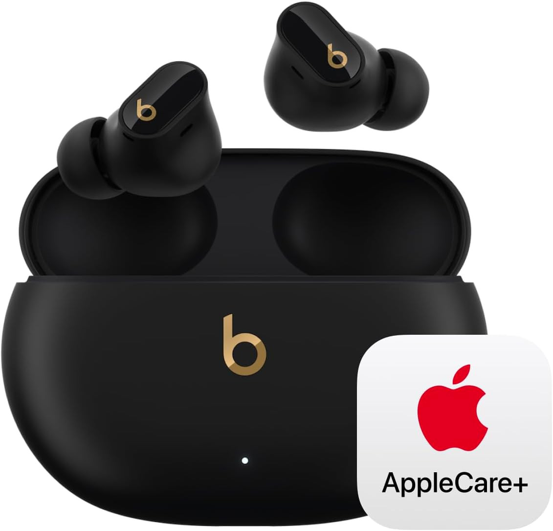 Studio Buds + – Black / Gold with Applecare+ (2 Years)