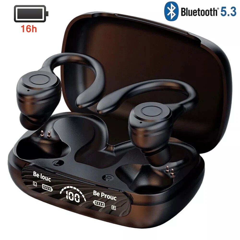 Wireless Bluetooth 5.3 Headset TWS Earphones Earbuds Stereo Headphones Ear Hook