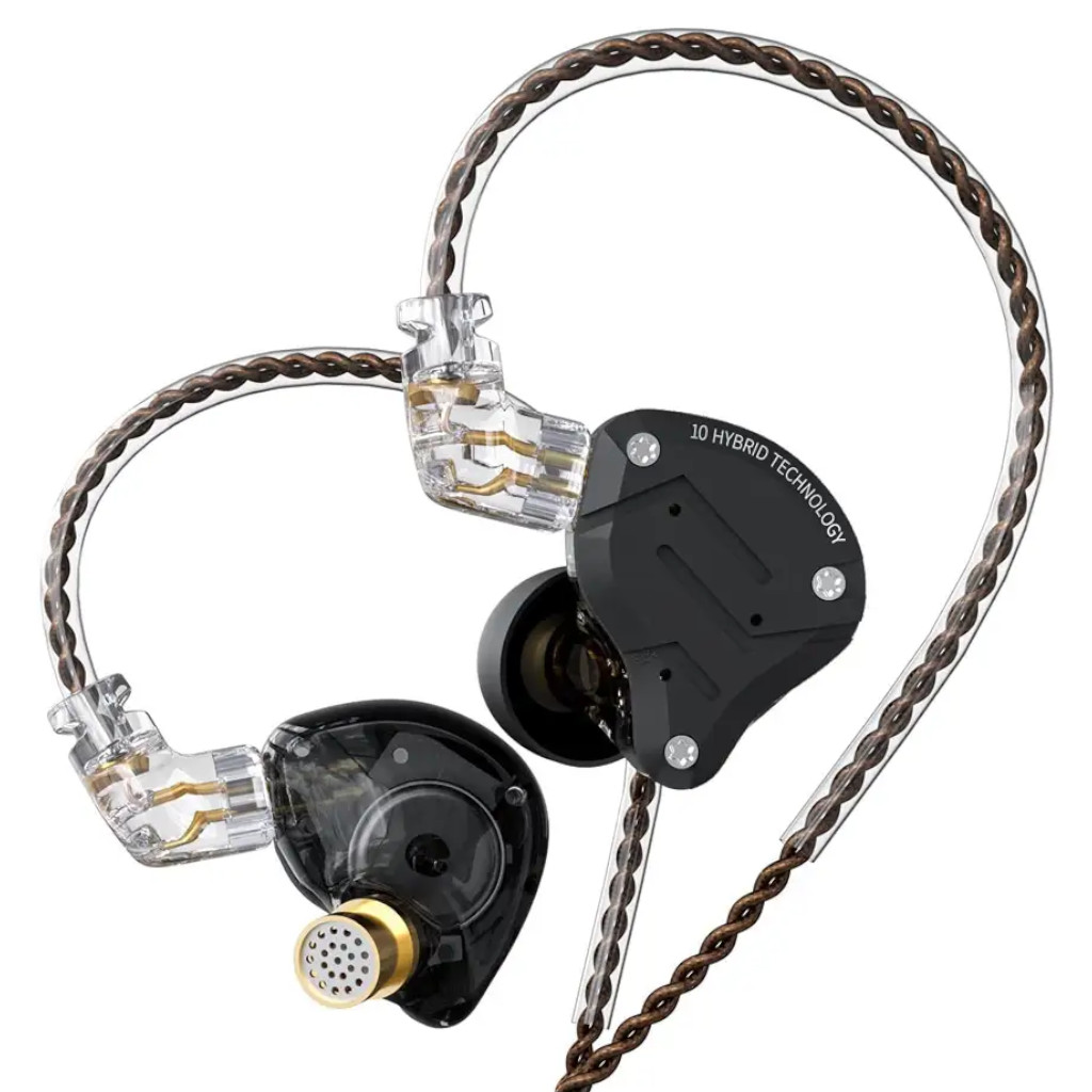 KZ ZS10 PRO In-ear 4BA+1DD Hybrid Metal eSport Noise Cancel Earphone w/Mic