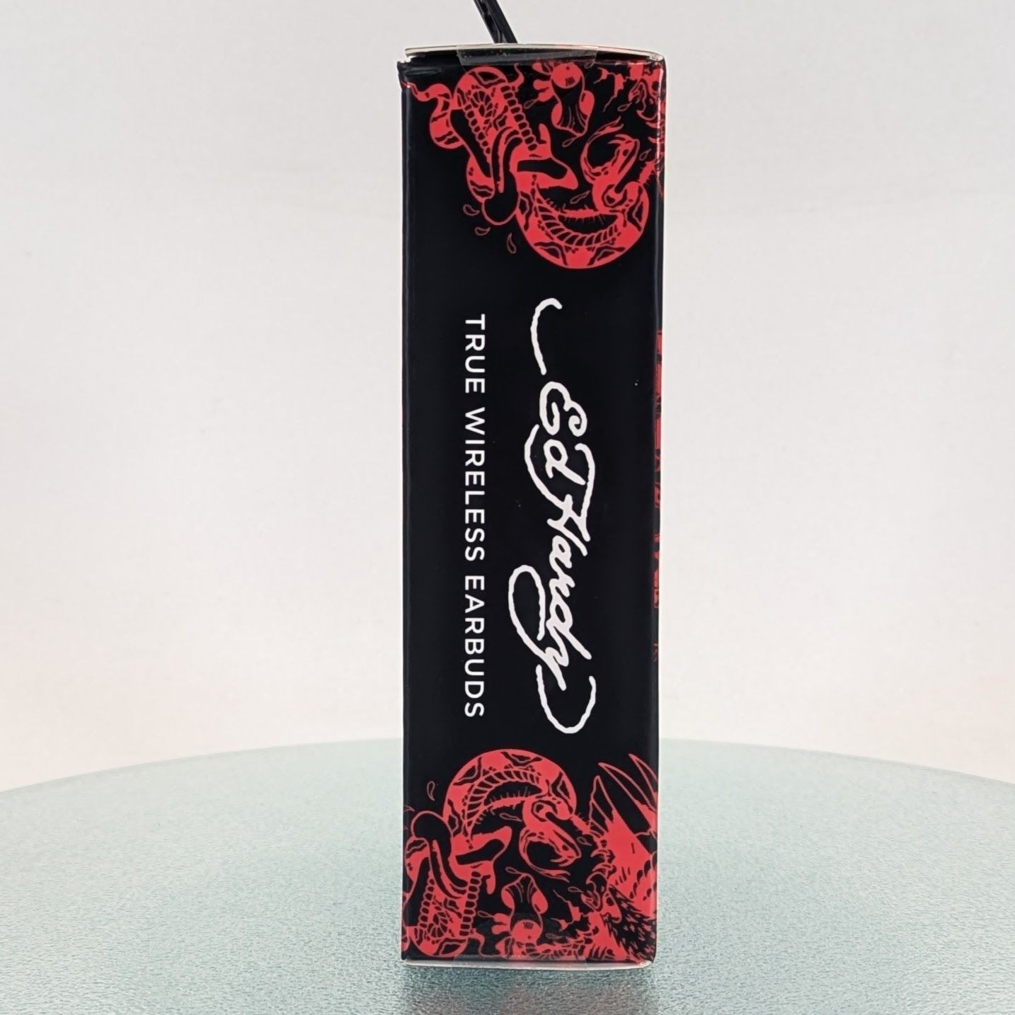 Ed Hardy True Wireless Earbuds Charging Case Bluetooth Black Love Kills Slowly