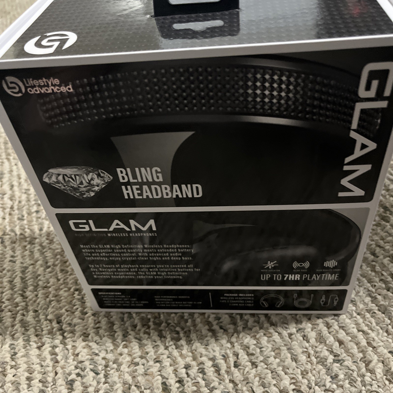 Glam High definition headphones bluetooth wireless