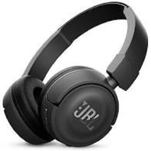 JBL T450BT Bass On-Ear Bluetooth Headphones, Black