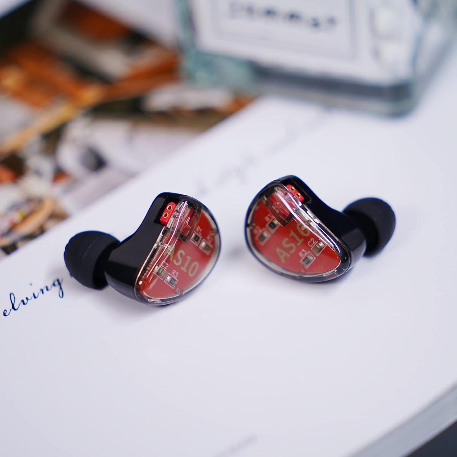 KZ AS10 Pro Earphones – 5BA HiFi Stereo, 20Hz-40kHz, Noise Cancelling, Black