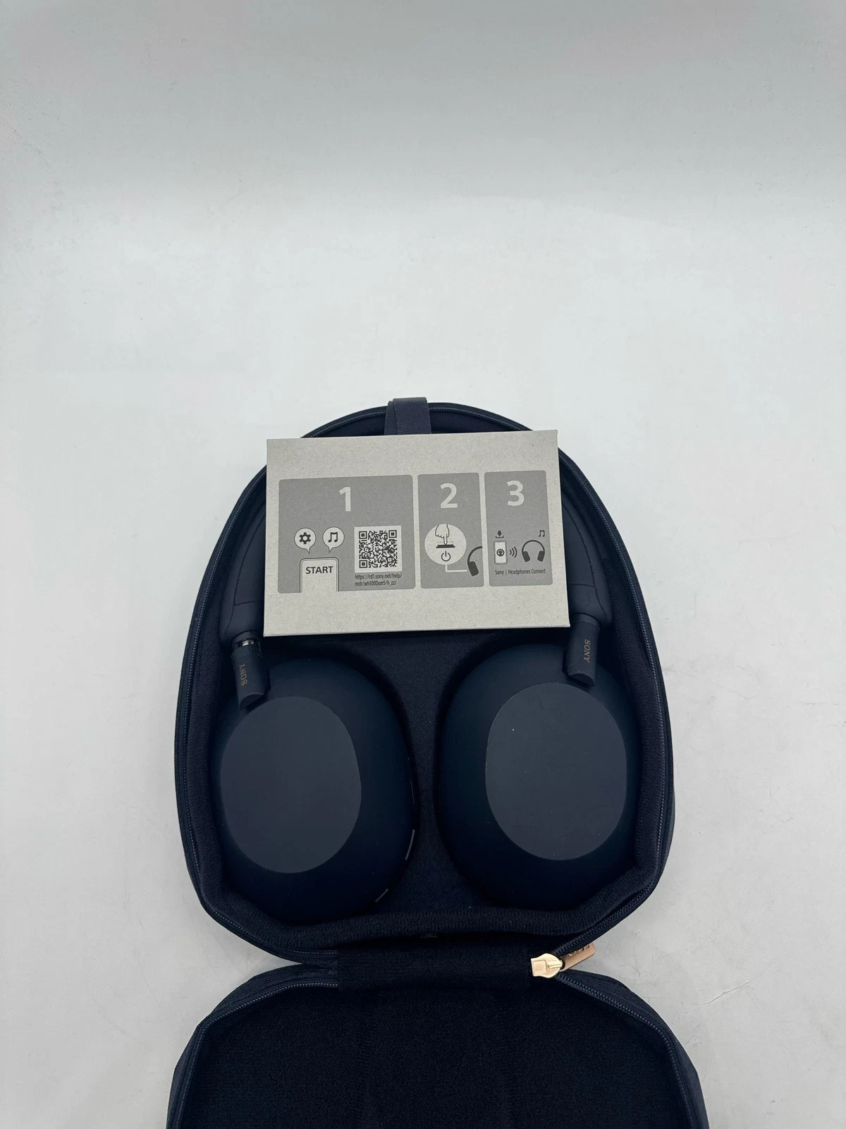 Sony WH-1000XM5 Wireless Noise Canceling Over-Ear Headphones Midnight Blue