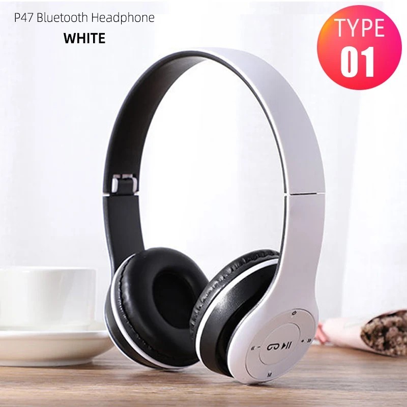 Wireless Headphones Bluetooth Noise Cancelling Stereo Earphones Over Ear Headset