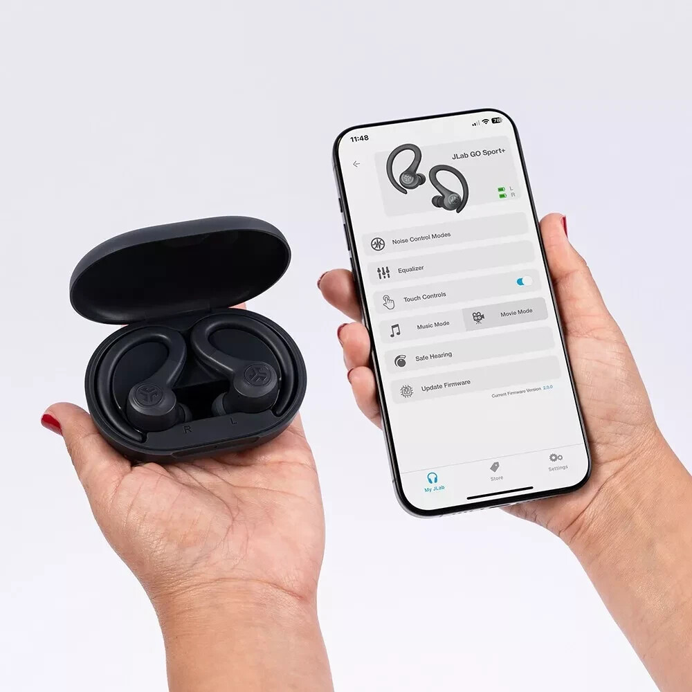 GO Sport+ True Wireless Earbuds, Gym & Work Out Headphones, Bluetooth