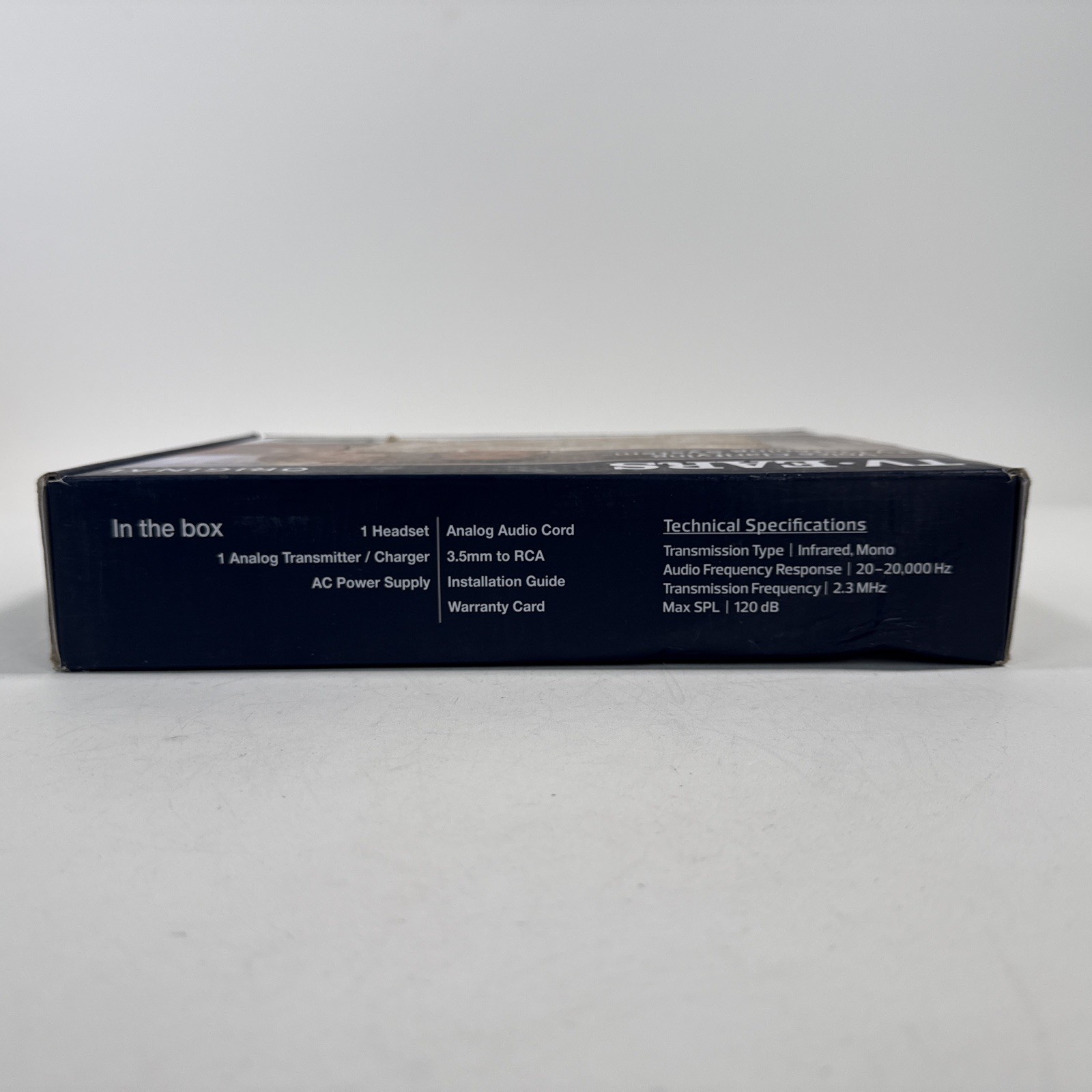 TV Ears Wireless Black Version 5.0 Item #11641 Voice Clarifying Listening