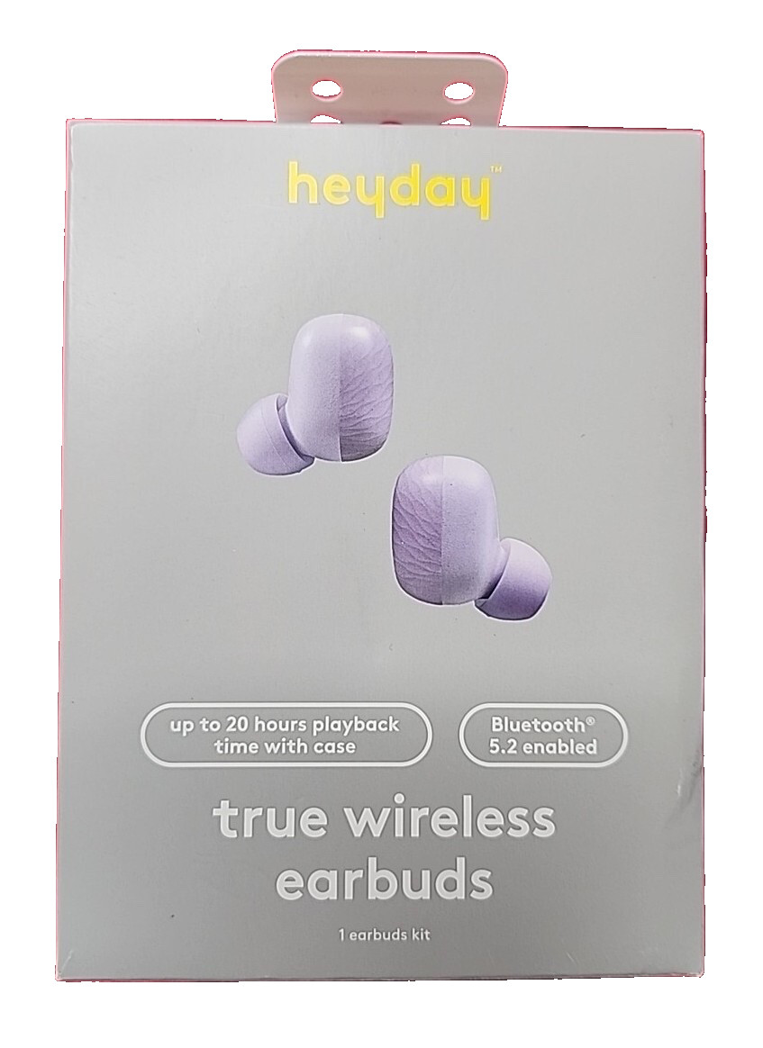 Heyday True Wireless Bluetooth Earbuds – Bluetooth 5.2, Touch Controls, 20-Hour