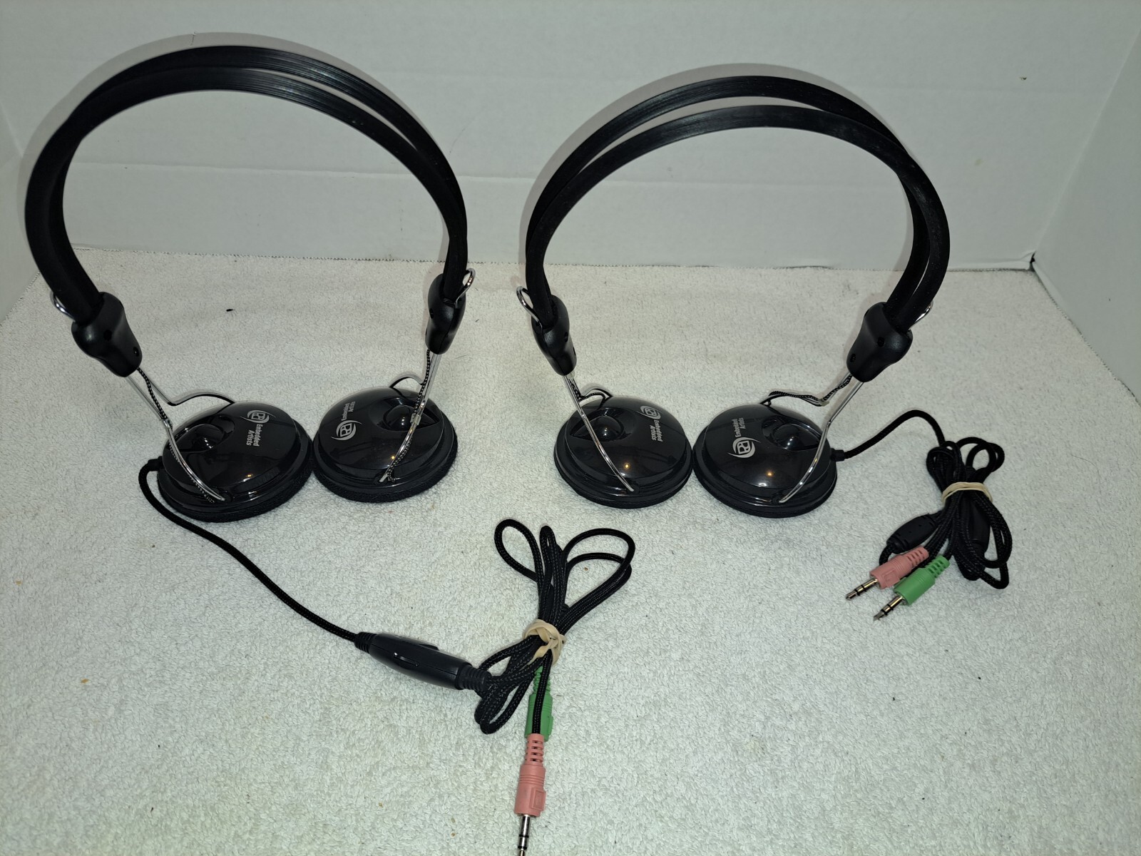 Embedded Artist Branded Over Ear Headphones & Mic Built In Working 2 Pack