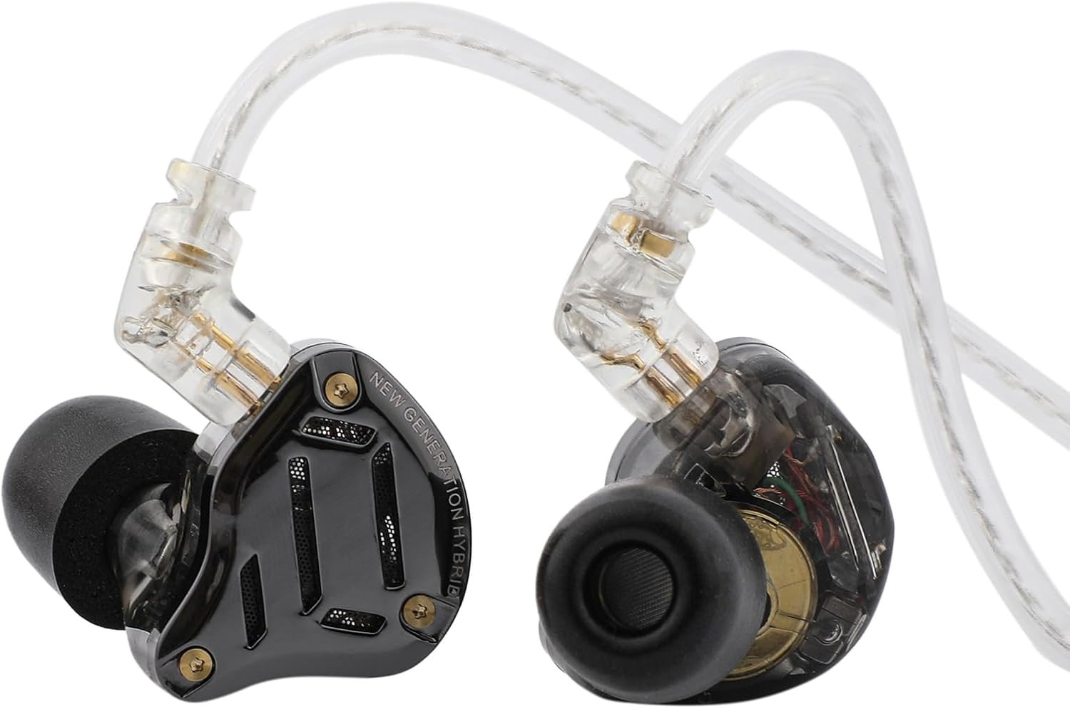 KZ ZS10 PRO 2 In Ear Monitor IEM, 1DD+4BA Hybrid Wired Earbuds, with 4-Level Tun