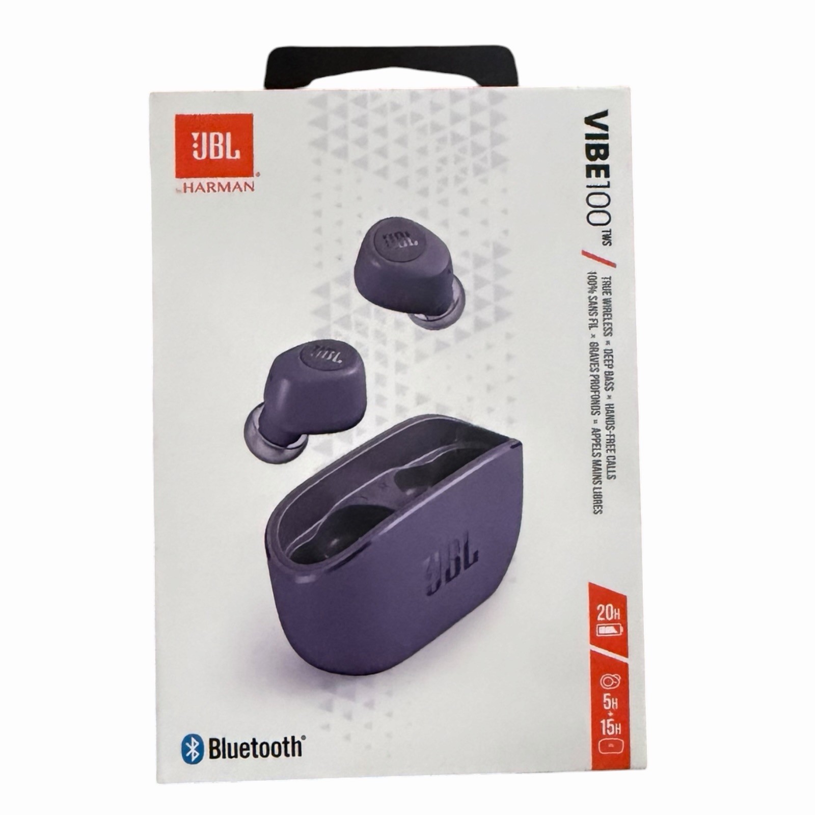JBL VIBE 100 TWS True Wireless In-Ear Headphones Purple – NOB