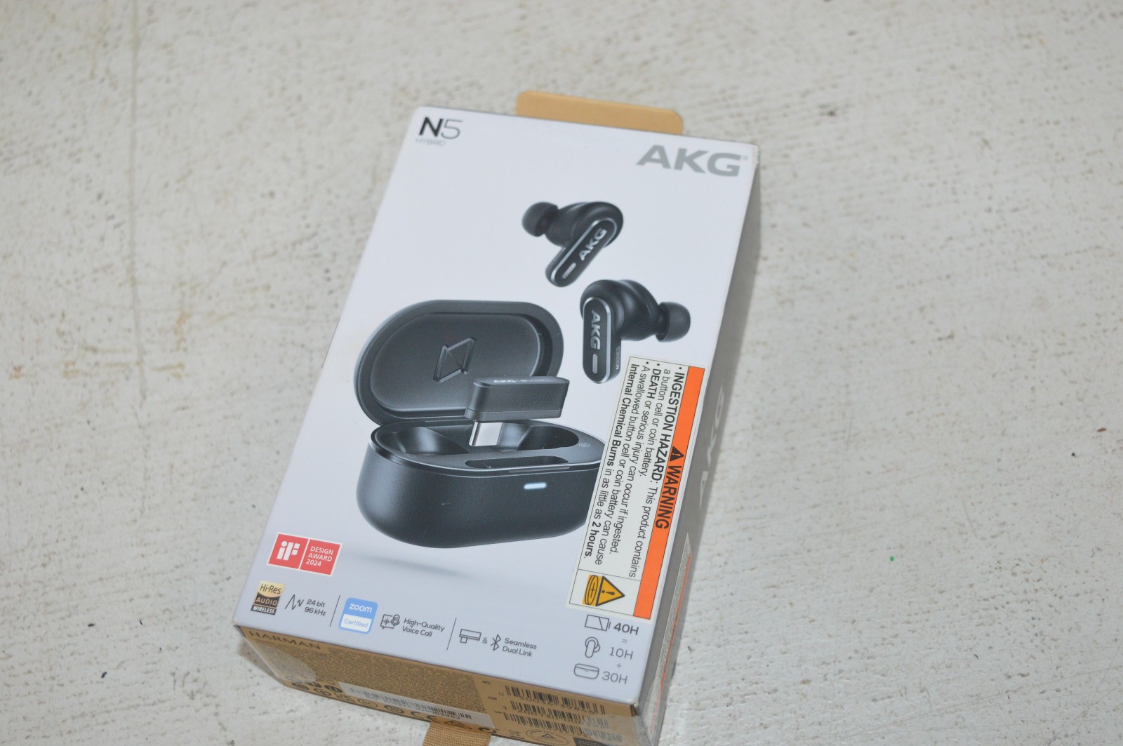 AKG N5 Hybrid Earbuds Noise Cancelling Headphones