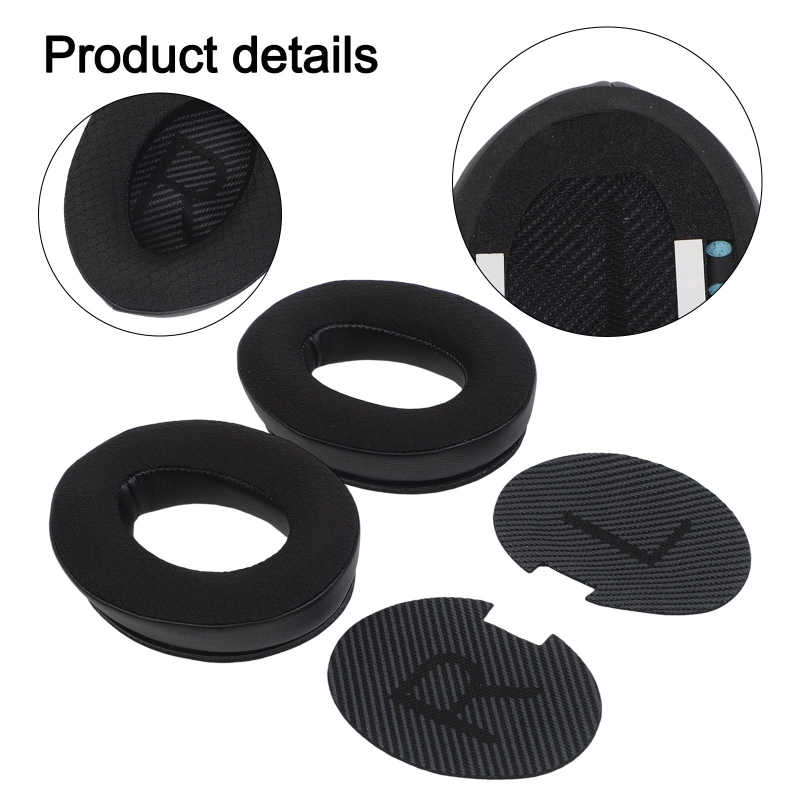 Spongy Ice Gel Earpads for Bose QC25/QC35/QC45 Listening Made Comfortable