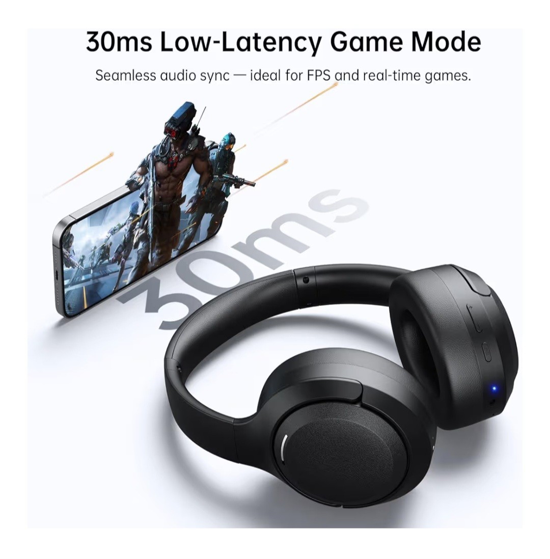 EKSA P300 Wireless Bluetooth Headphones Over Ear Noise Cancelling 100H Deep Bass