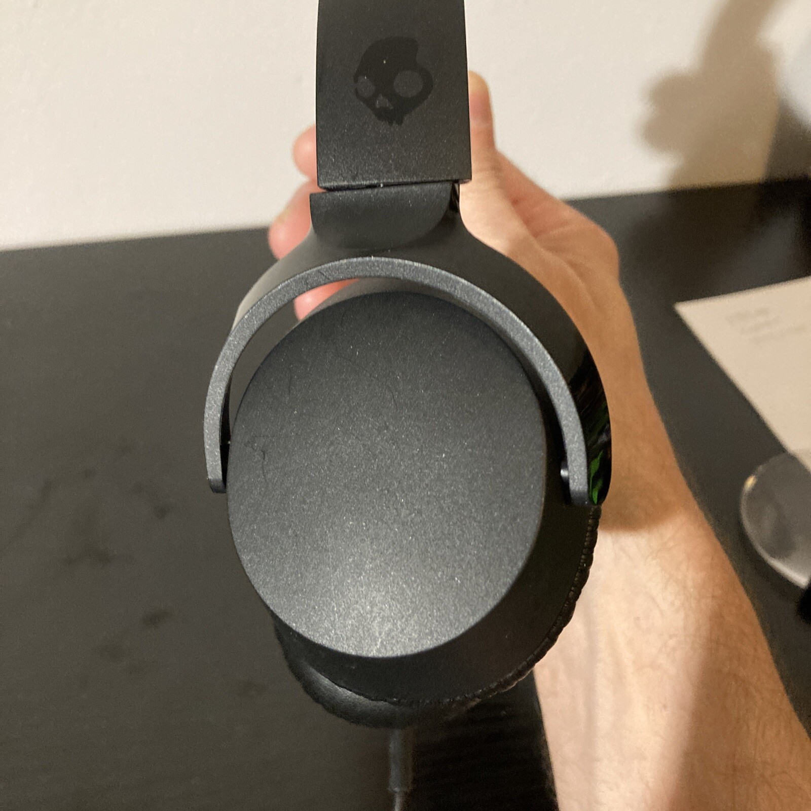 Skullcandy Riff On Ear Headphones Black S5PXY Tuned in, Turned up ￼ work great!!