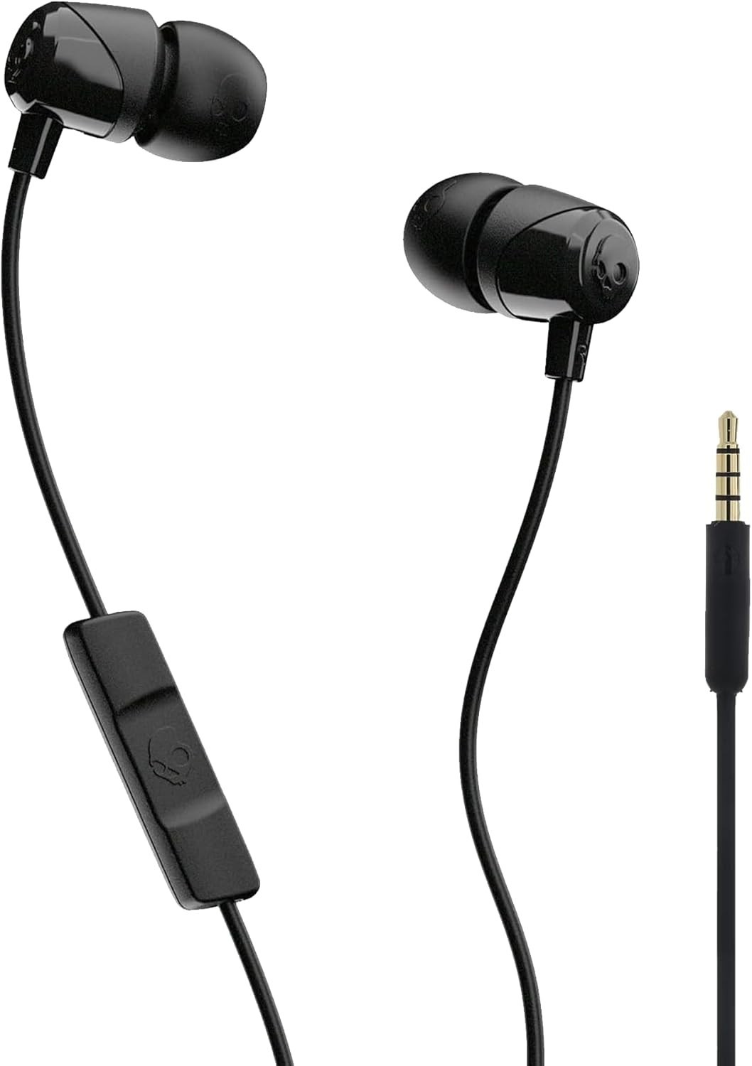 Travel-Friendly Jib Wired Earbuds with Noise Isolation & In-Line Control – Black