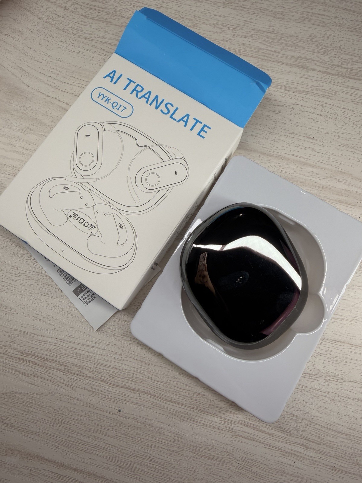 AI Translation Earbuds Bluetooth 6.1, 168 Languages Translator Headphones