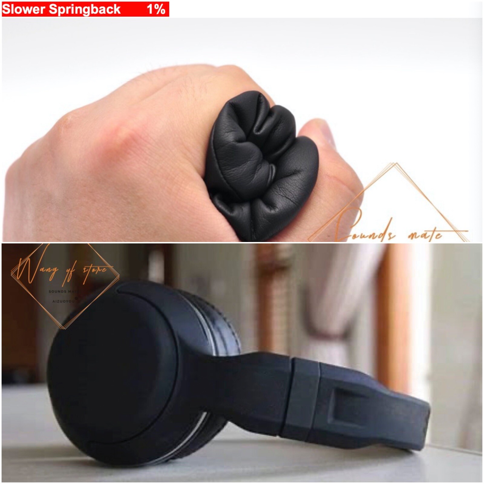 Super Thick Soft Memory Foam Ear Pads Cushion For Skullcandy Hesh 2 Headphones