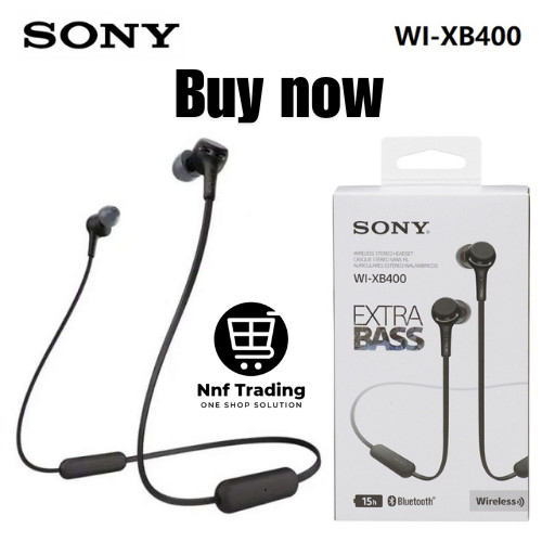 SONY WI-XB400 Wireless Stereo Earphones Bluetooth 5.0 Sport Earbuds HIFI Game