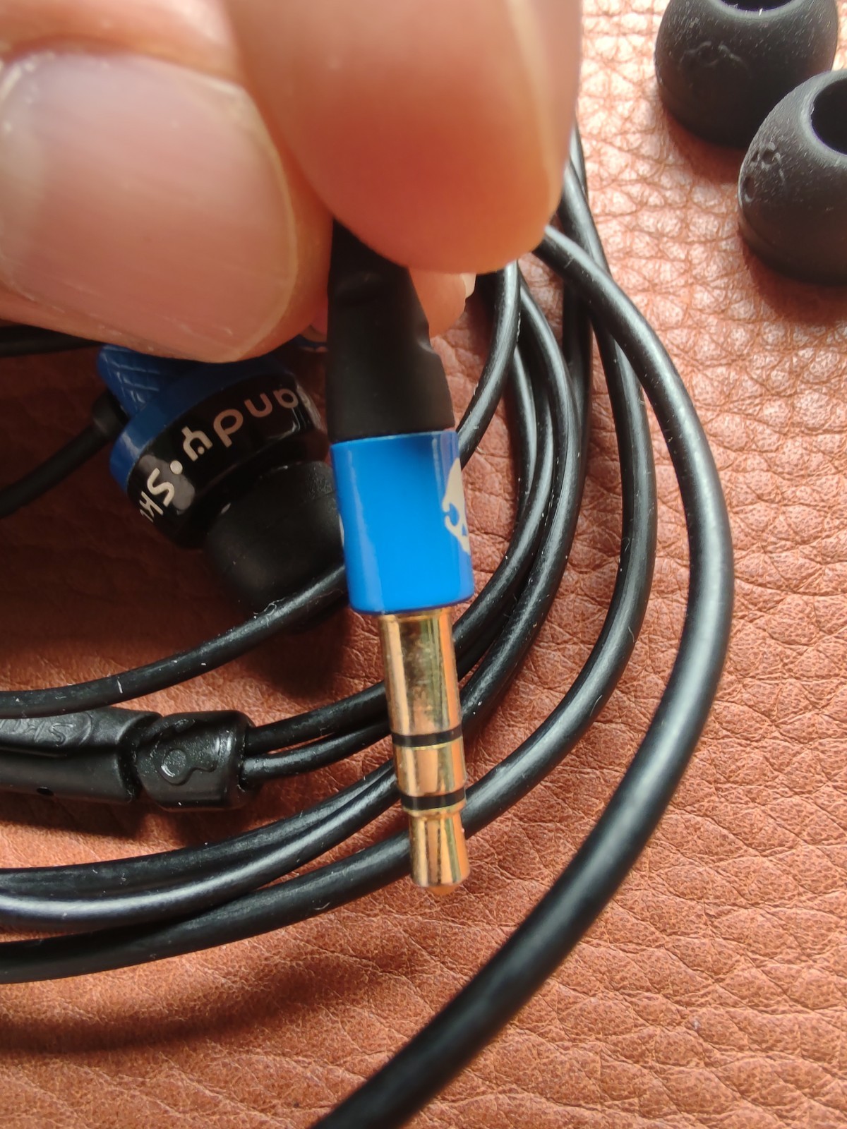 Skullcandy Titan Wired In-Ear Earbuds Blue/Black 3.5mm Jack (Non-microphone)