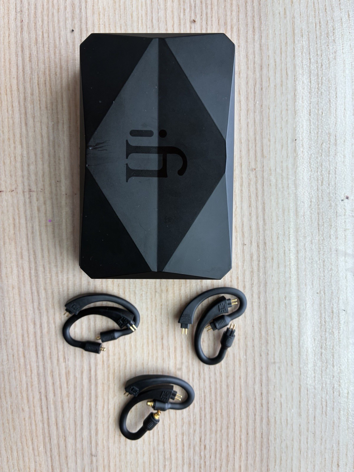 iFi go pod. Wireless Bluetooth In-Ear Earbuds w/ Charging Case, Black/Silver.