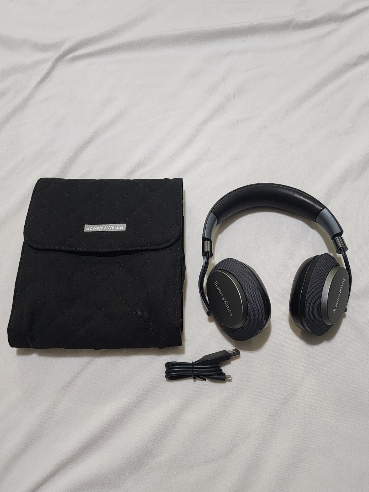 Bowers & Wilkins PX Wireless Adaptive Noise Cancelling Headphones Black WORKS