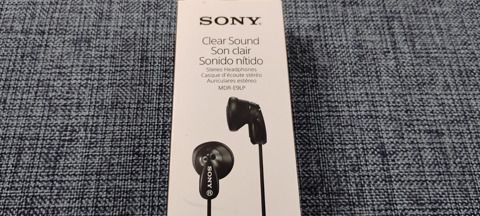 SONY MDR-E9LP In-Ear Headphones / Clear Sound (BLACK)
