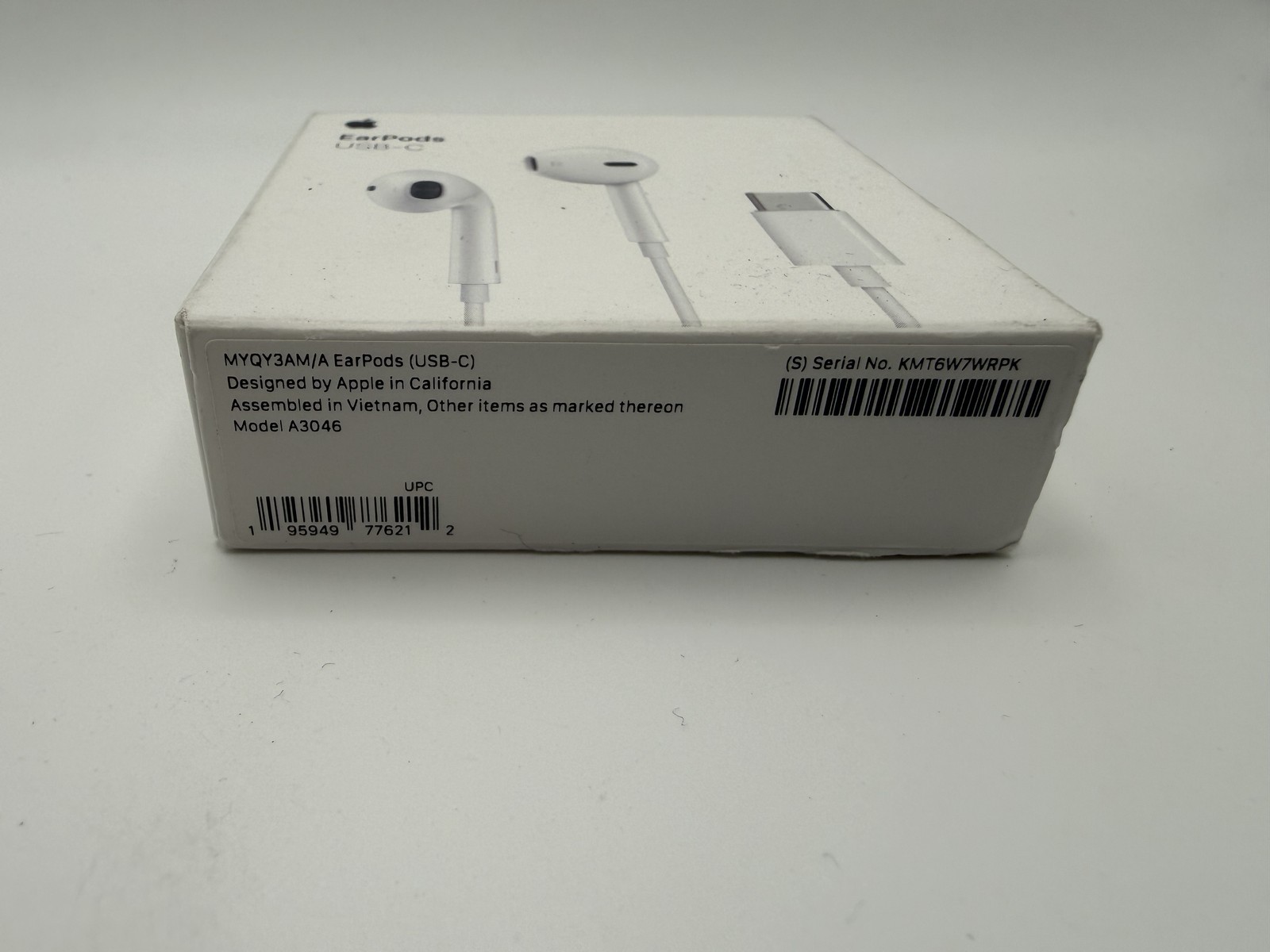 Apple EarPods USB-C MYQY3AM/A Model A3046 New Sealed