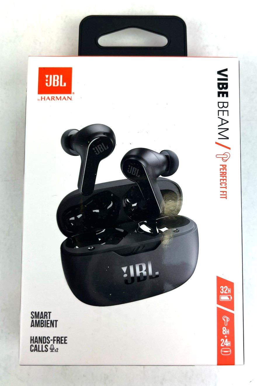 NEW JBL Vibe Beam True Wireless Earbuds Bluetooth V5.2 Charging Case 32H
