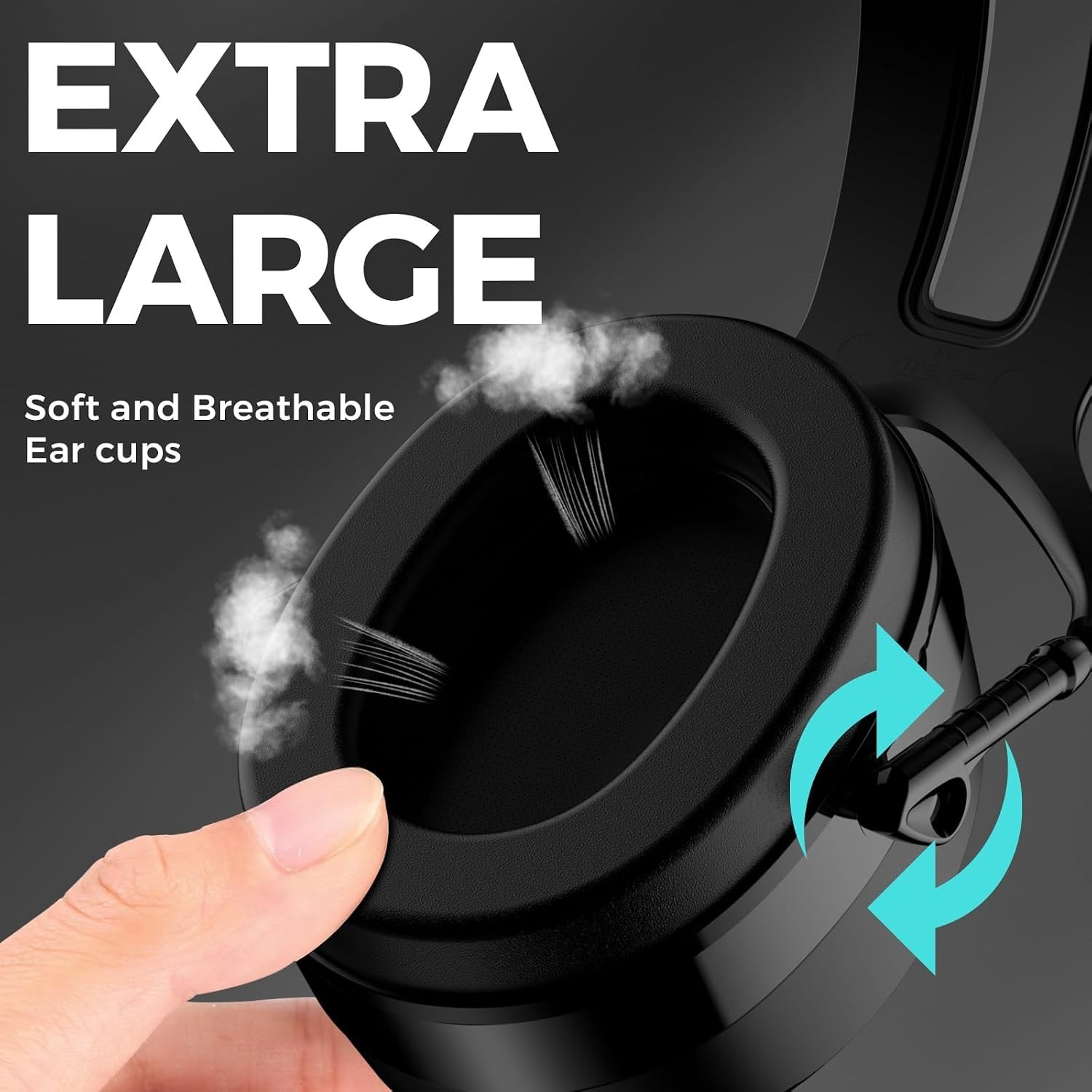 Extra Large Noise Cancelling Headphones SNR 37dB | Ultimate Hearing Protection