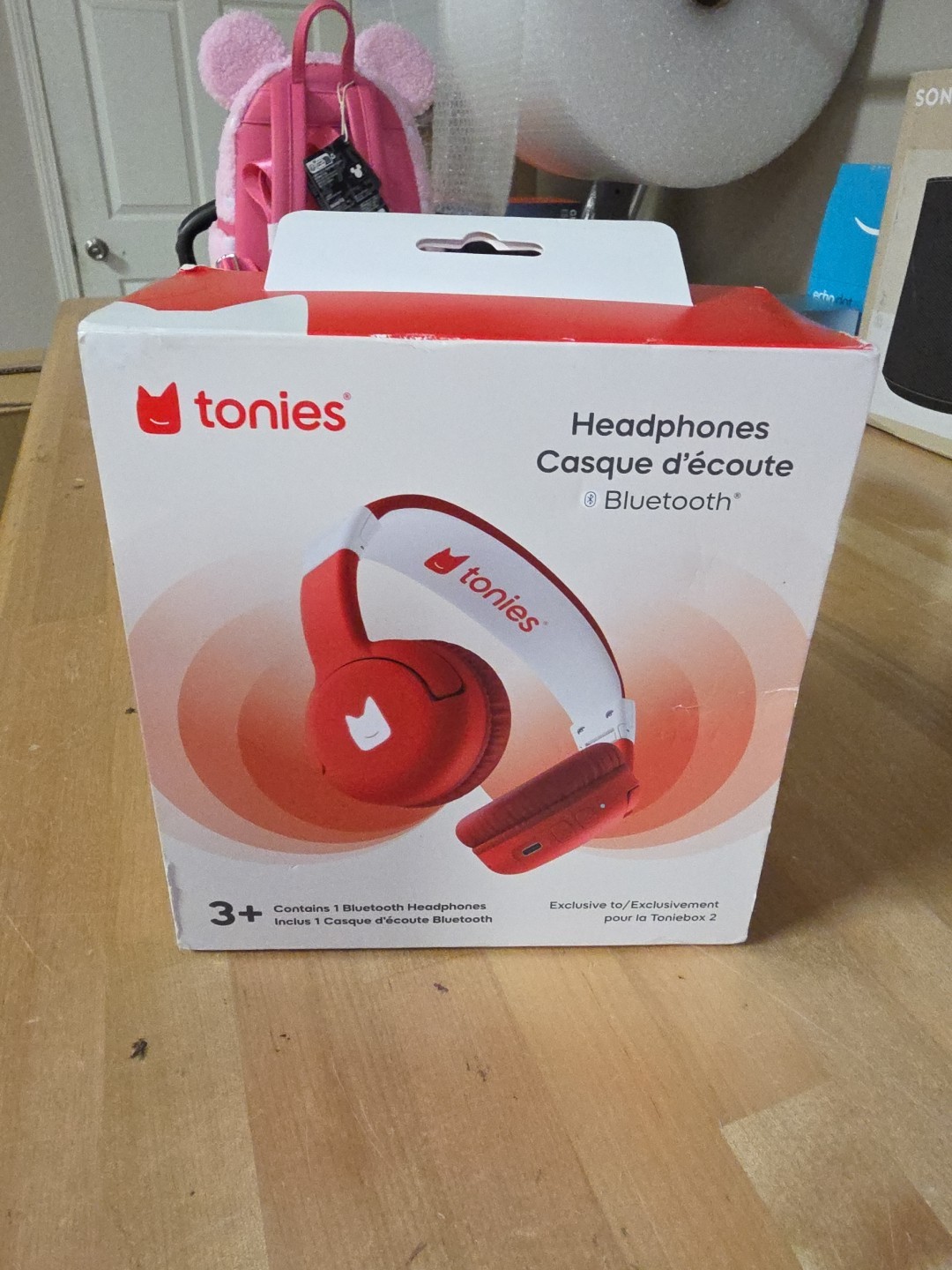 Tonies Bluetooth Headphones for Toniebox 2 – Sunset Red