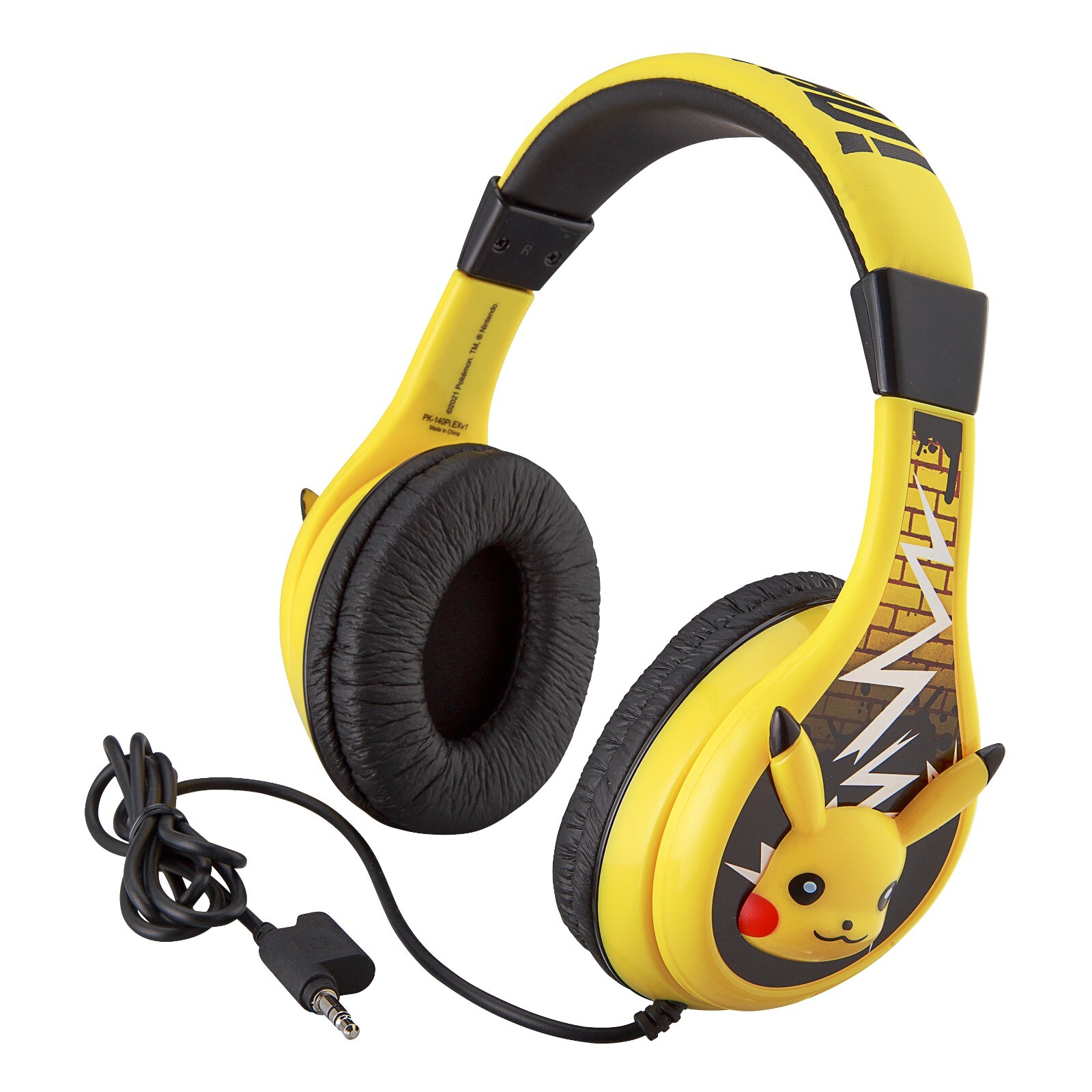 eKids Pokemon Pikachu Wired Headphones for Kids